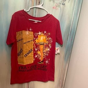 NWT. A Christmas story T juniors X-Large 🎄🎅🏽 would work as adult small too